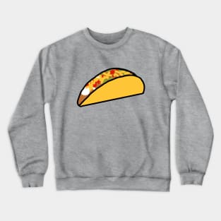 Taco Food Art Crewneck Sweatshirt